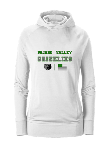Pajaro Valley Grizzlies Spirit Flag Women's Hoodie