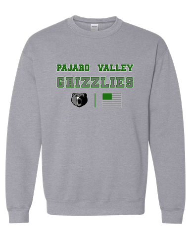 Pajaro Valley Grizzlies Spirit Flag Men's Sweatshirt