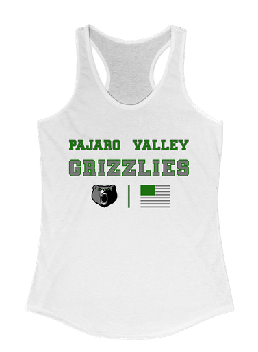 Pajaro Valley Grizzlies Spirit Flag Women's Tank Top