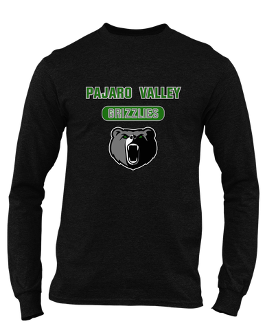 Pajaro Valley Grizzlies Mascot #3 Men's LS T-Shirt