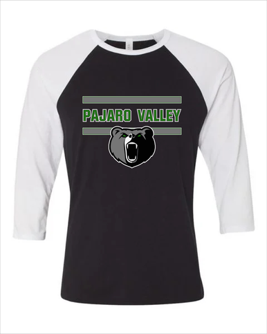 Pajaro Valley Grizzlies Mascot #4 Women's Baseball T-Shirt