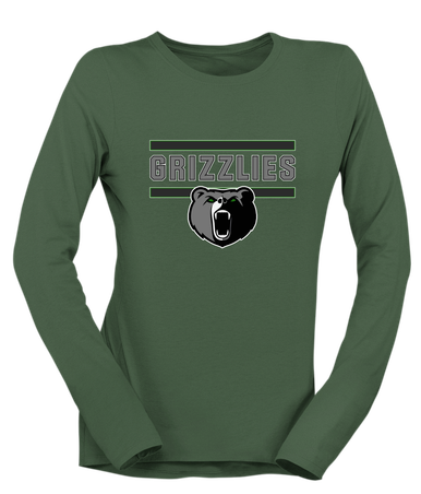 Pajaro Valley Grizzlies Mascot #5 Women's LS T-Shirt