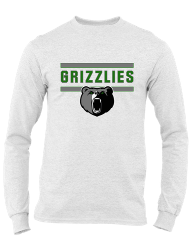 Pajaro Valley Grizzlies Mascot #5 Men's LS T-Shirt