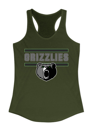 Pajaro Valley Grizzlies Mascot #5 Women's Tank Top