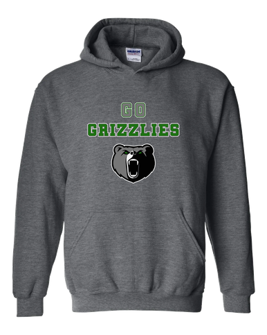 Pajaro Valley Grizzlies Go Team Men's Hoodie