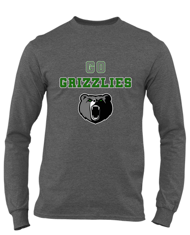 Pajaro Valley Grizzlies Go Team Men's LS T-Shirt