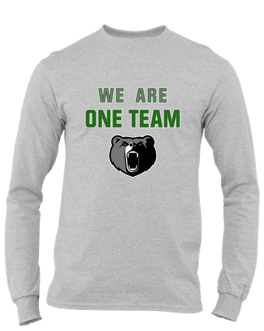 Pajaro Valley Grizzlies We Are One Team Men's LS T-Shirt