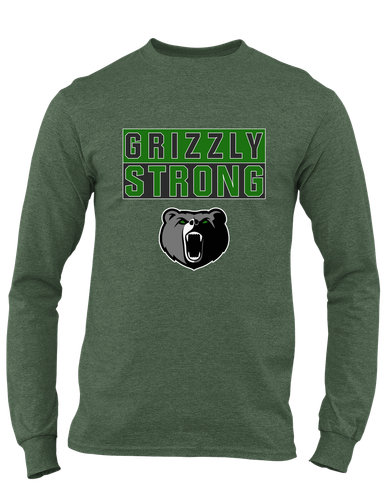 Pajaro Valley Grizzlies Strong #1 Men's Premium LS T-Shirt