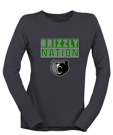 Pajaro Valley Grizzlies Nation #1 Women's LS T-Shirt