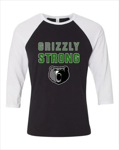 Pajaro Valley Grizzlies Strong #2 Men's Baseball T-Shirt