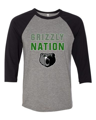 Pajaro Valley Grizzlies Nation #2 Women's Baseball T-Shirt