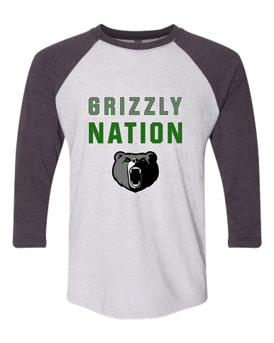 Pajaro Valley Grizzlies Nation #2 Men's Baseball T-Shirt