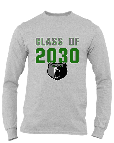 Pajaro Valley Grizzlies Class of 2030 Men's LS T-Shirt