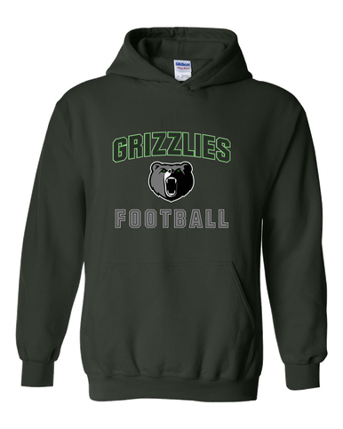 Pajaro Valley Grizzlies Football #1 Men's Hoodie