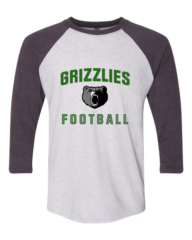 Pajaro Valley Grizzlies Football #1 Women's Baseball T-Shirt