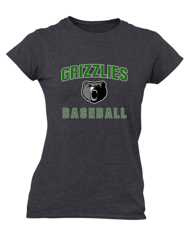 Pajaro Valley Grizzlies Baseball #1 Women's SS T-Shirt