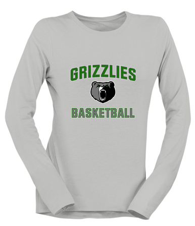 Pajaro Valley Grizzlies Basketball #1 Women's Premium LS T-Shirt