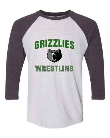 Pajaro Valley Grizzlies Wrestling Women's Baseball T-Shirt