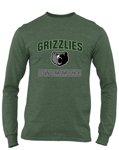 Pajaro Valley Grizzlies Swimming Men's LS T-Shirt