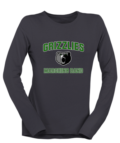 Pajaro Valley Grizzlies Marching Band Women's LS T-Shirt
