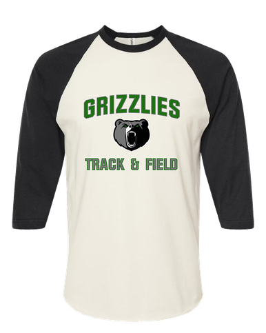 Pajaro Valley Grizzlies Track & Field Men's Baseball T-Shirt