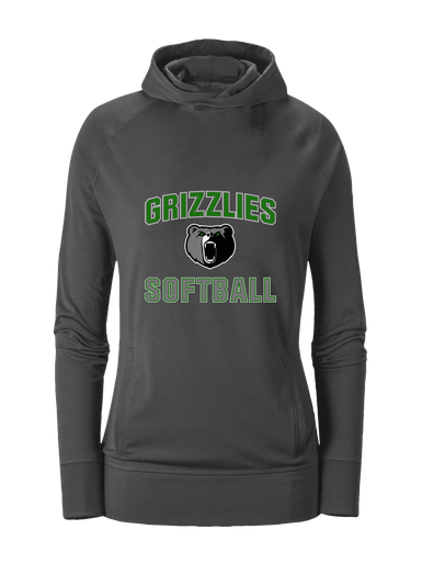 Pajaro Valley Grizzlies Softball #1 Women's Hoodie