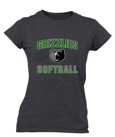 Pajaro Valley Grizzlies Softball #1 Women's SS T-Shirt