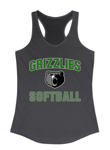 Pajaro Valley Grizzlies Softball #1 Women's Tank Top