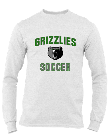 Pajaro Valley Grizzlies Soccer #1 Men's LS T-Shirt