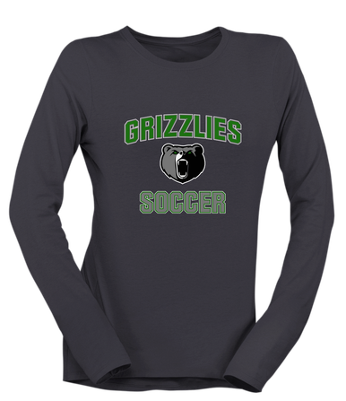 Pajaro Valley Grizzlies Soccer #1 Women's Premium LS T-Shirt