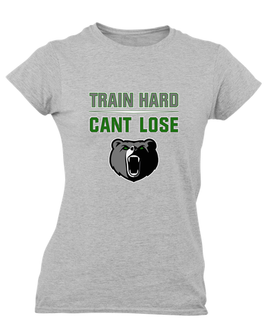 Pajaro Valley Grizzlies Train Hard, Can't Lose Women's Premium SS T-Shirt