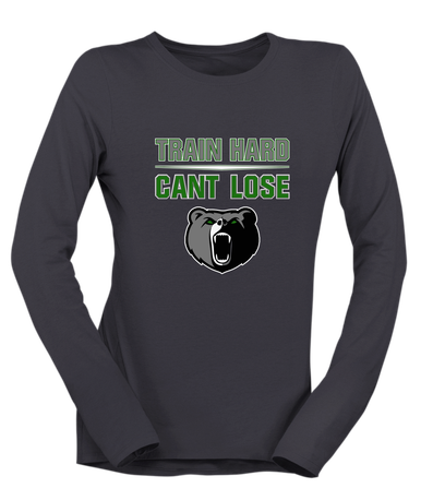 Pajaro Valley Grizzlies Train Hard, Can't Lose Women's Premium LS T-Shirt