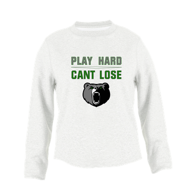 Pajaro Valley Grizzlies Play Hard, Can't Lose Women's Sweatshirt