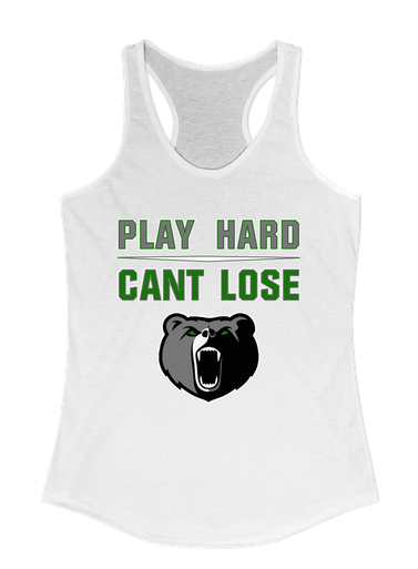 Pajaro Valley Grizzlies Play Hard, Can't Lose Women's Tank Top