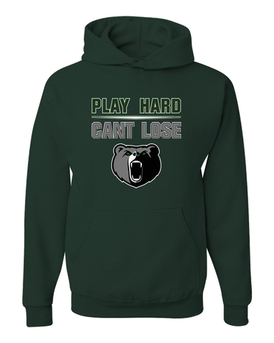 Pajaro Valley Grizzlies Play Hard, Can't Lose Men's Premium Hoodie