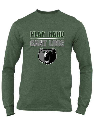 Pajaro Valley Grizzlies Play Hard, Can't Lose Men's Premium LS T-Shirt