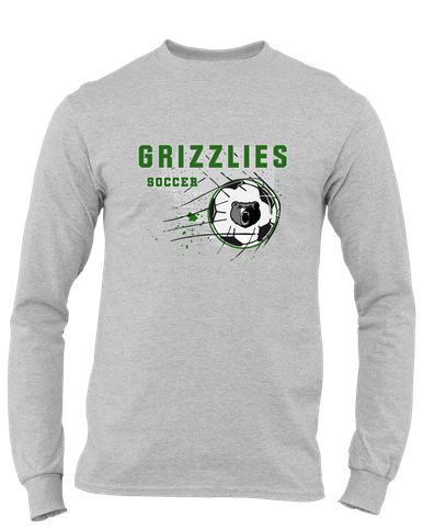 Pajaro Valley Grizzlies Soccer #2 Men's LS T-Shirt