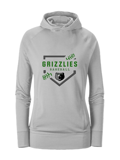 Pajaro Valley Grizzlies Baseball #2 Women's Hoodie