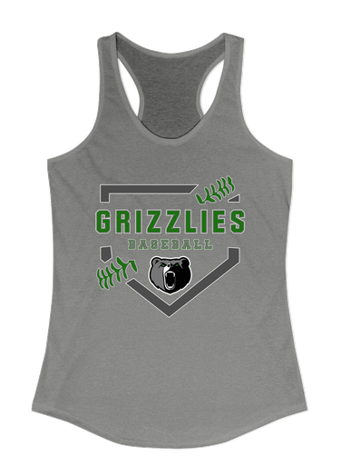 Pajaro Valley Grizzlies Baseball #2 Women's Tank Top