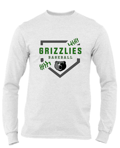 Pajaro Valley Grizzlies Baseball #2 Men's Premium LS T-Shirt