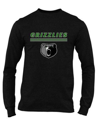 Pajaro Valley Grizzlies Mascot #8 Men's LS T-Shirt