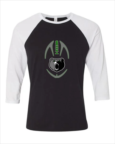 Pajaro Valley Grizzlies Football #4 Women's Baseball T-Shirt