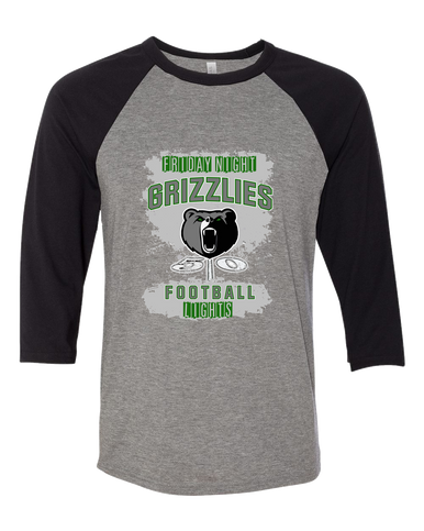 Pajaro Valley Grizzlies Football #6 Women's Baseball T-Shirt