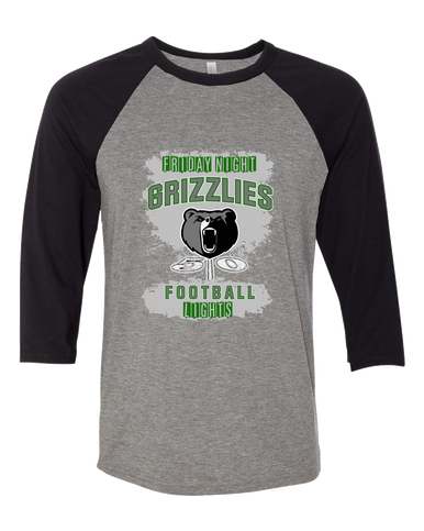 Pajaro Valley Grizzlies Football #6 Men's Baseball T-Shirt
