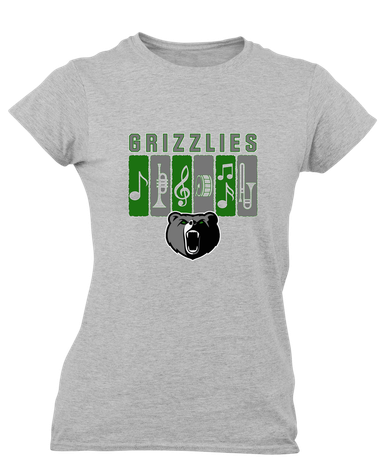 Pajaro Valley Grizzlies Band # 2 Women's SS T-Shirt