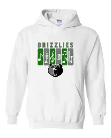 Pajaro Valley Grizzlies Band # 2 Men's Hoodie