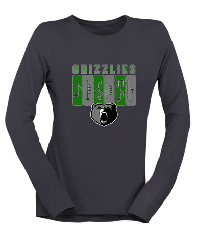 Pajaro Valley Grizzlies Band # 2 Women's Premium LS T-Shirt