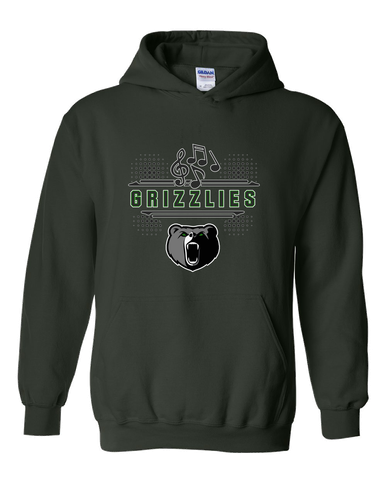 Pajaro Valley Grizzlies Band # 3 Men's Hoodie