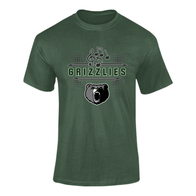 Pajaro Valley Grizzlies Band # 3 Men's SS T-Shirt