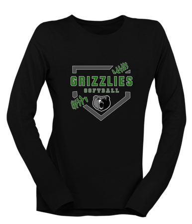 Pajaro Valley Grizzlies Softball #2 Women's LS T-Shirt